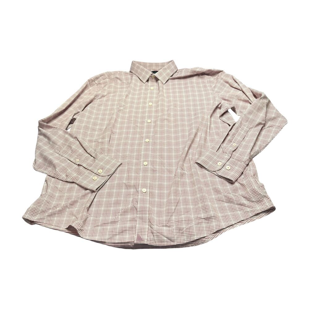 UNTUCKit Beckman Regular Fit Button Down Shirt 3XL Red Plaid - Picture 9 of 16